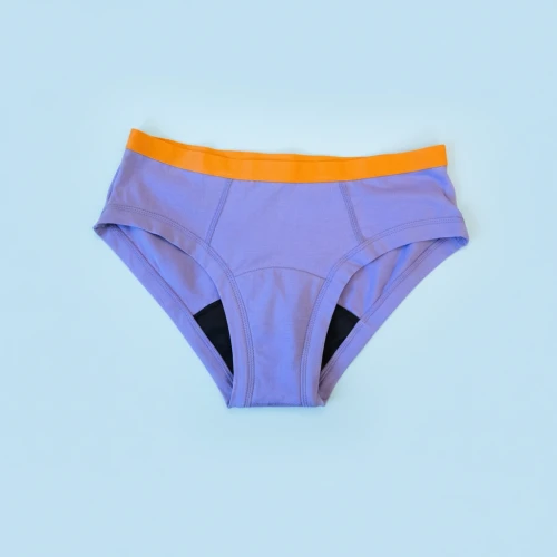 Majtki menstruacyjne dla nastolatek Fluxies Teen Boyshort fioletowe