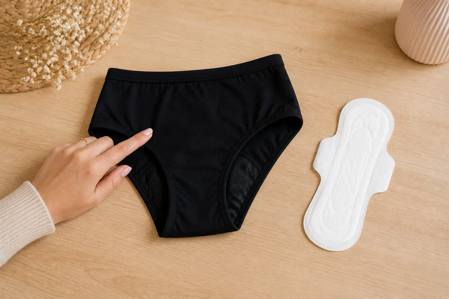 Majtki menstruacyjne - w jakich sytuacjach sprawdzą się lepiej niż podpaski?